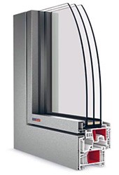 plastove okno OPTIM FL s hliníkovým klipom