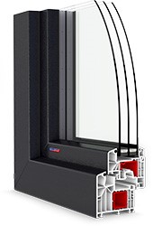 plastove okno PASIV CL a lamináciou