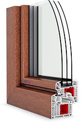 plastove okno PASIV HL s lamináciou